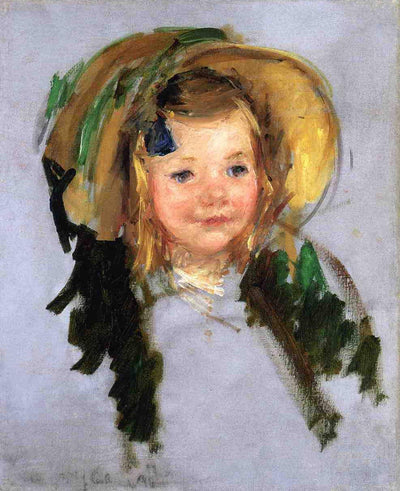 Sara in a Bonnet in entryway