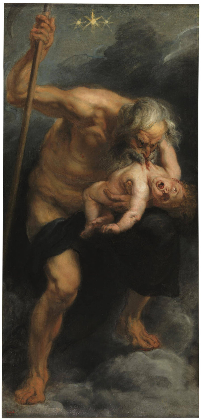 Saturn by Peter Paul Rubens, Oil Painting Reproduction