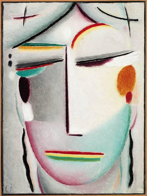 Saviour's Face: Distant King - Buddha II by Alexej von Jawlensky — Oil Painting Reproduction