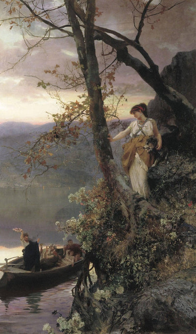 Scene from Roman Life in bedroom