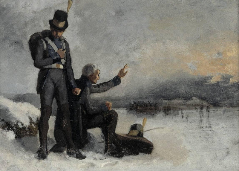 Scene from the Finnish War by Albert Edelfelt — Oil Painting Reproduction