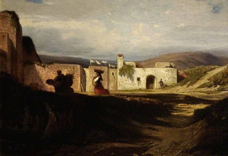 Scene in the near East by Alexandre-Gabriel Decamps — Oil Painting Reproduction