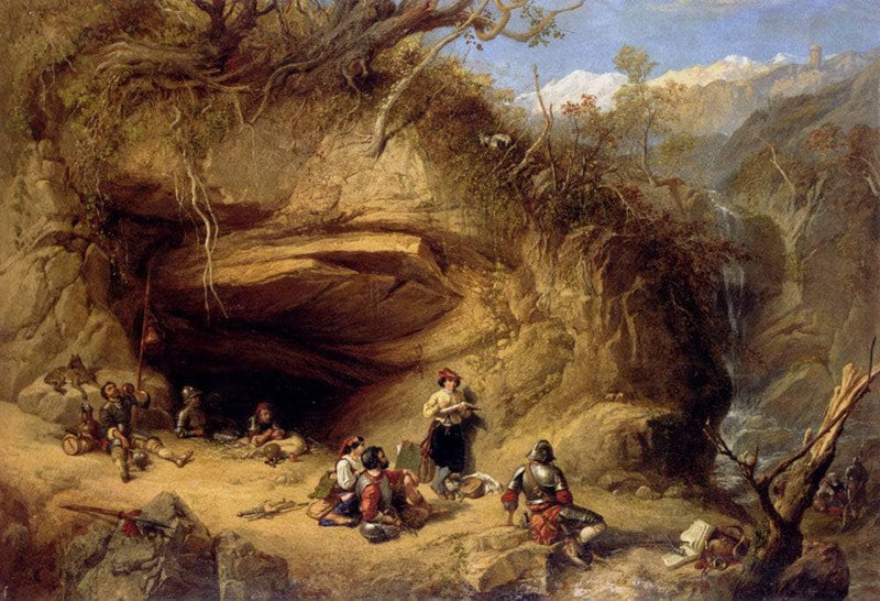 Scene Near Zeldkirch In The Tyrol by William Shayer — Oil Painting Reproduction