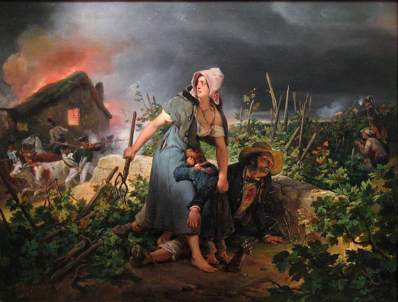 Scene of the French Campaign of 1814 by Horace Vernet — Oil Painting Reproduction