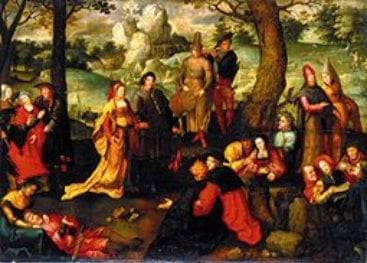 Scenes from the Life of St. Mary Magdalene by Lucas van Leyden — Oil Painting Reproduction