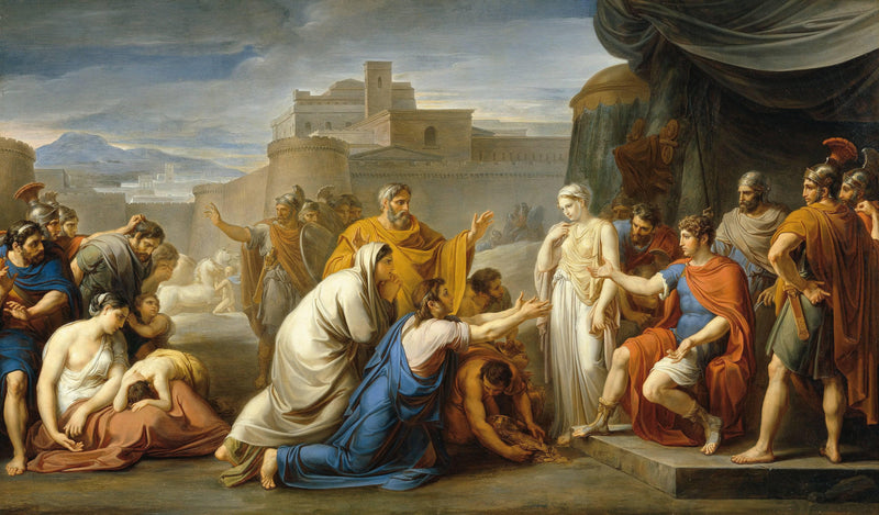 Scipio's moderation by Vincenzo Camuccini — Oil Painting Reproduction