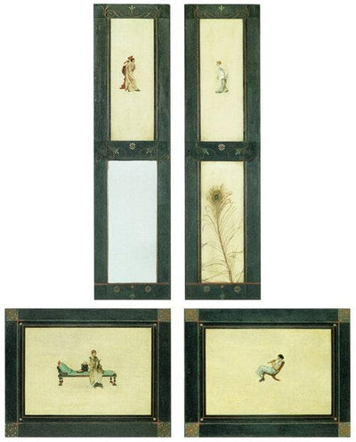 Panels from Alma-Tadema's Cupboard in living room