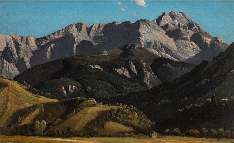 Høifjeld by Knud Baade — Oil Painting Reproduction