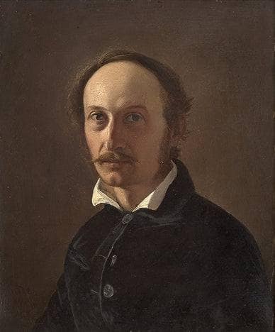 Self-portrait by Knud Baade — Oil Painting Reproduction