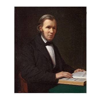 Portrait of the historian Lauritz Schebye Vedel Simonsen by Wilhelm Bendz — Oil Painting Reproduction