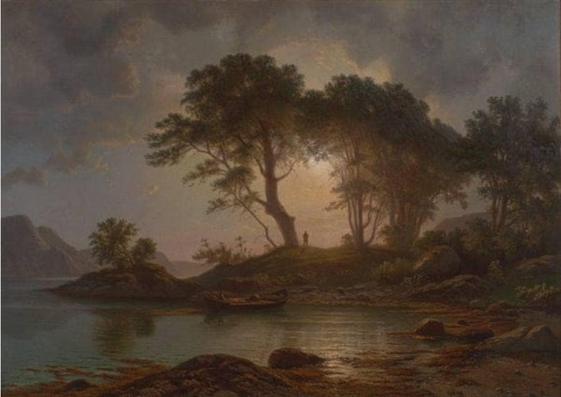 Landscape by Knud Baade — Oil Painting Reproduction