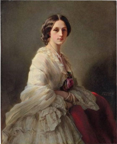 Countess Orlov-Denisov, née Elena Ivanovna Tchertkova, later Countess Peter Andreievitch Shuvalov (1830-1922) in modern living room