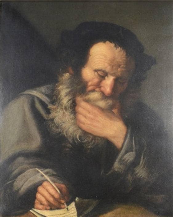 Old Scriba by Salomon Koninck — Oil Painting Reproduction