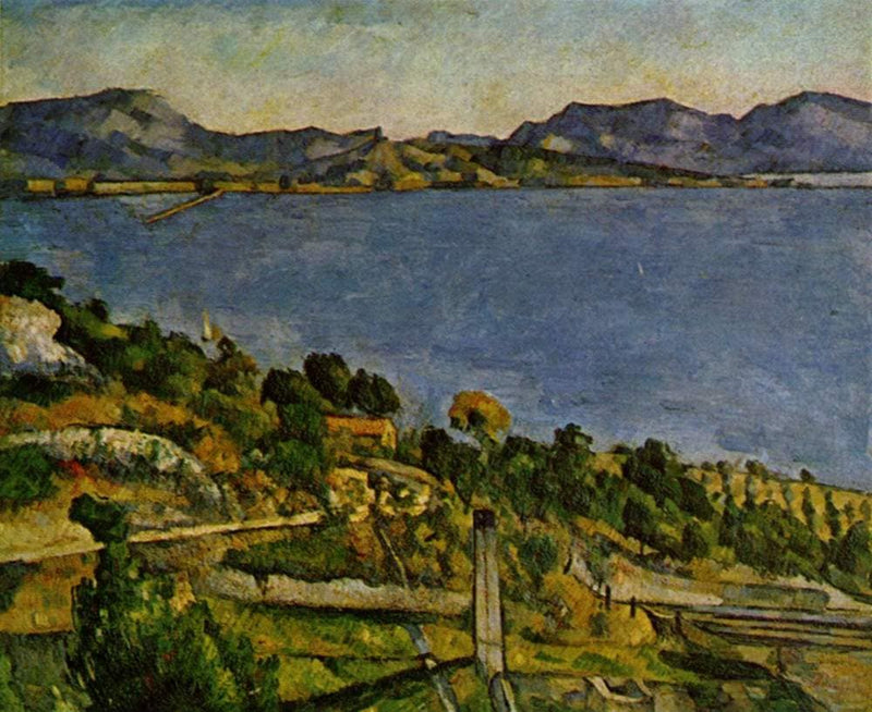 Sea at L'Estaque by Paul Cezanne — Oil Painting Reproduction
