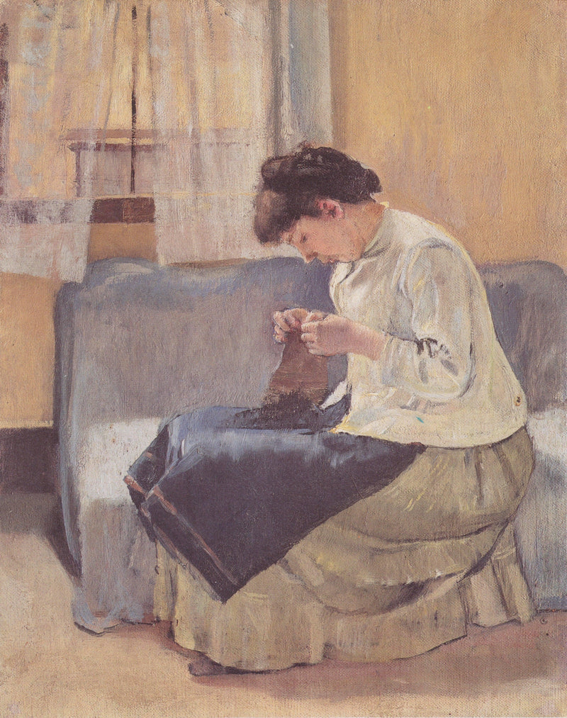 Seamstress by Ferdinand Hodler — Oil Painting Reproduction