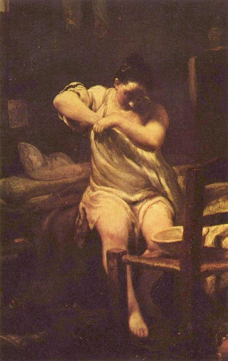 Searching for Fleas by Giuseppe Maria Crespi — Oil Painting Reproduction