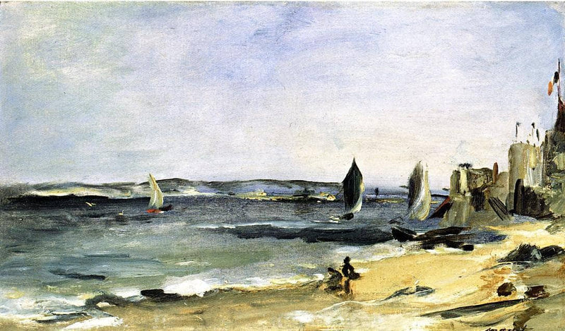 Seascape at Arcachon (Arcachon, beautiful weather) by Edouard Manet — Oil Painting Reproduction