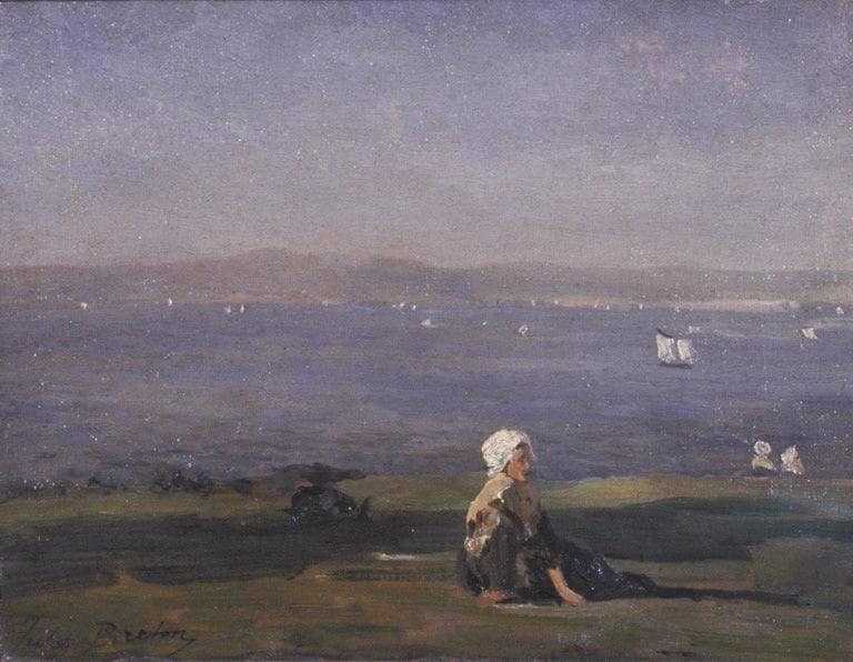 Seascape by Jules Breton — Oil Painting Reproduction