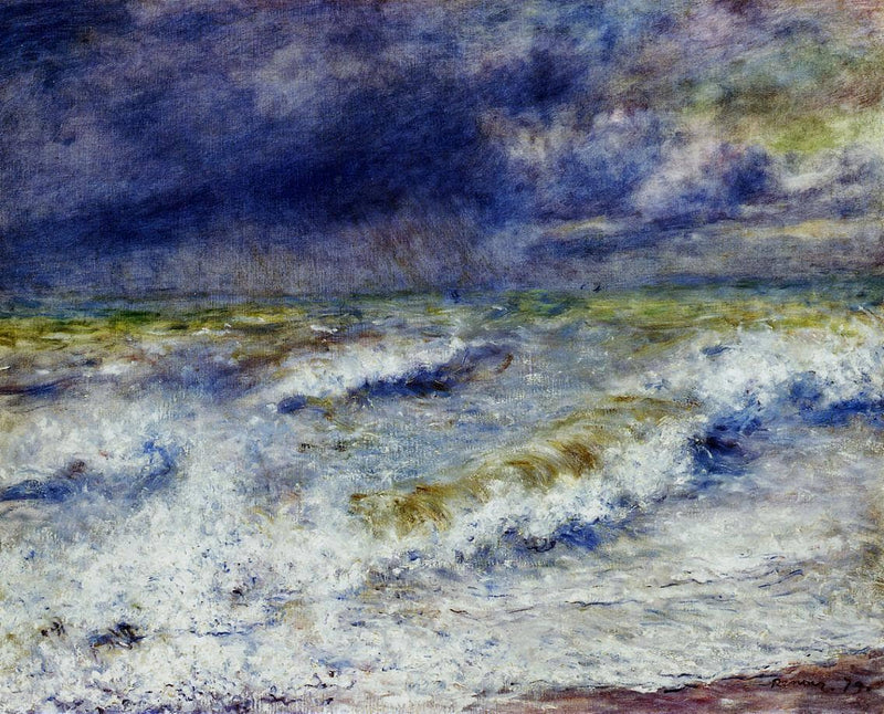 Seascape by Pierre-Auguste Renoir — Oil Painting Reproduction
