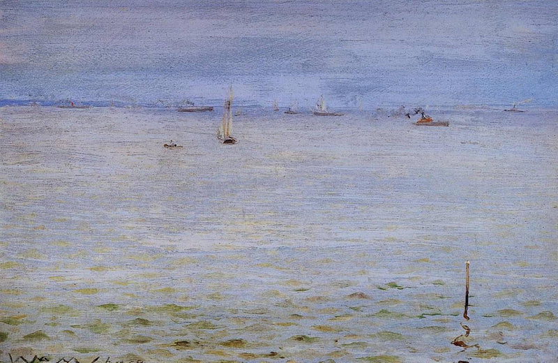 Seascape by William Merritt Chase — Oil Painting Reproduction