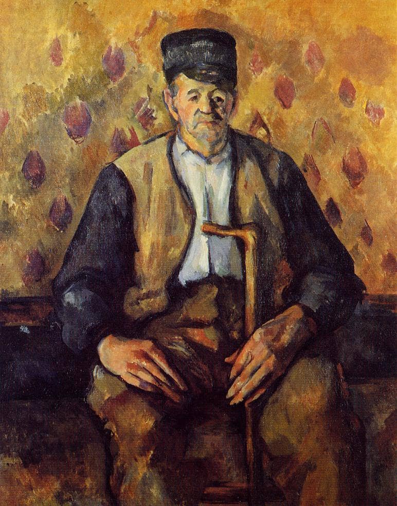 Seated Peasant by Paul Cezanne — Oil Painting Reproduction