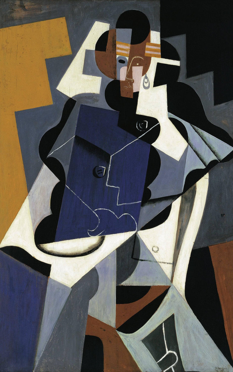 Seated Woman by Juan Gris — Oil Painting Reproduction