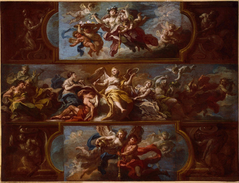 Allegory by Sebastiano Conca — Oil Painting Reproduction