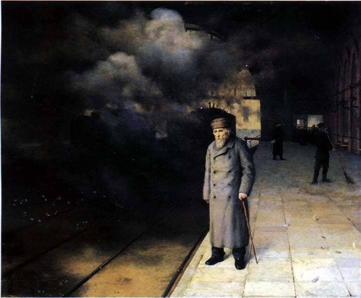 Seeing-off by Mykola Yaroshenko — Oil Painting Reproduction