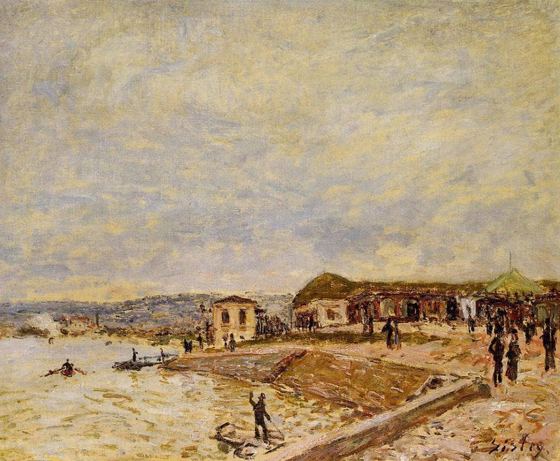 Seine at Daybreak by Alfred Sisley — Oil Painting Reproduction