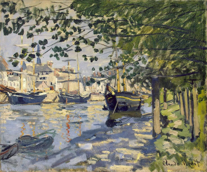 Seine at Rouen by Claude Monet — Oil Painting Reproduction