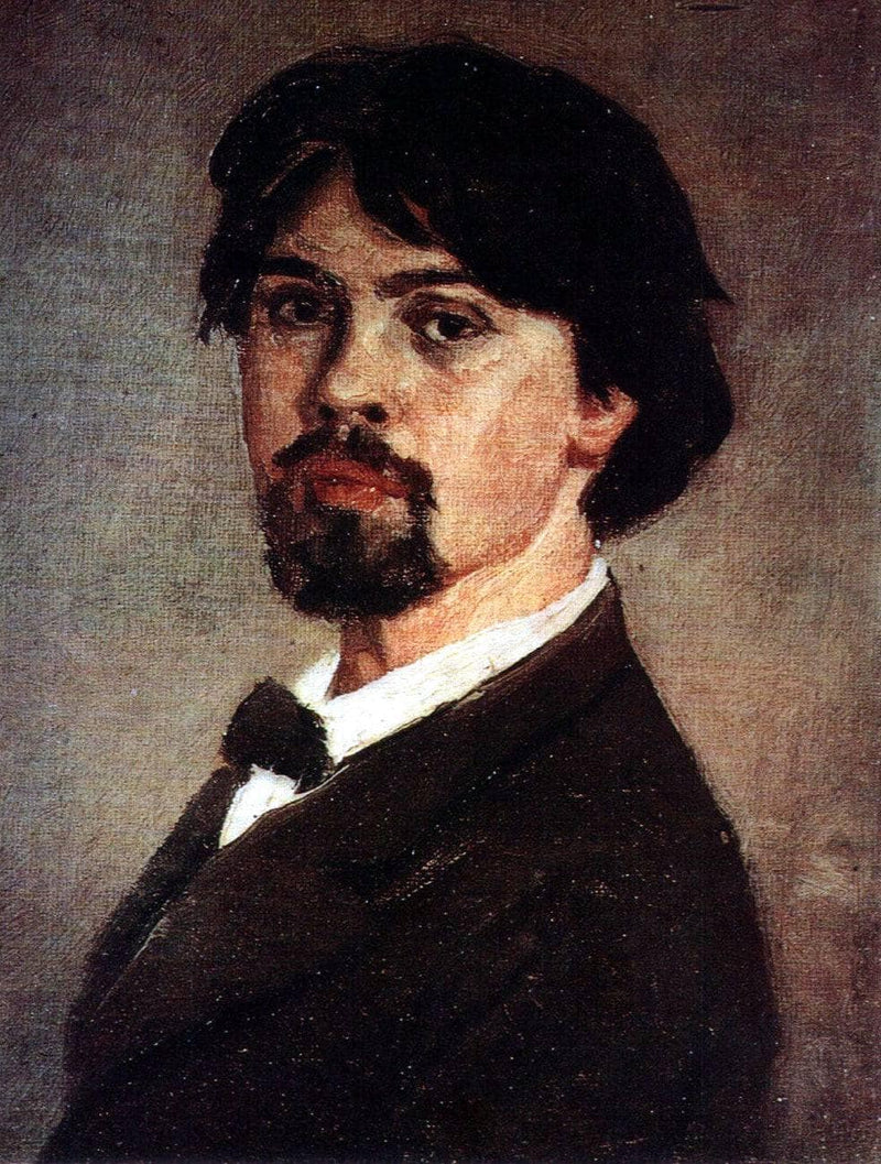 Self-Portrait by Vasily Surikov — Oil Painting Reproduction