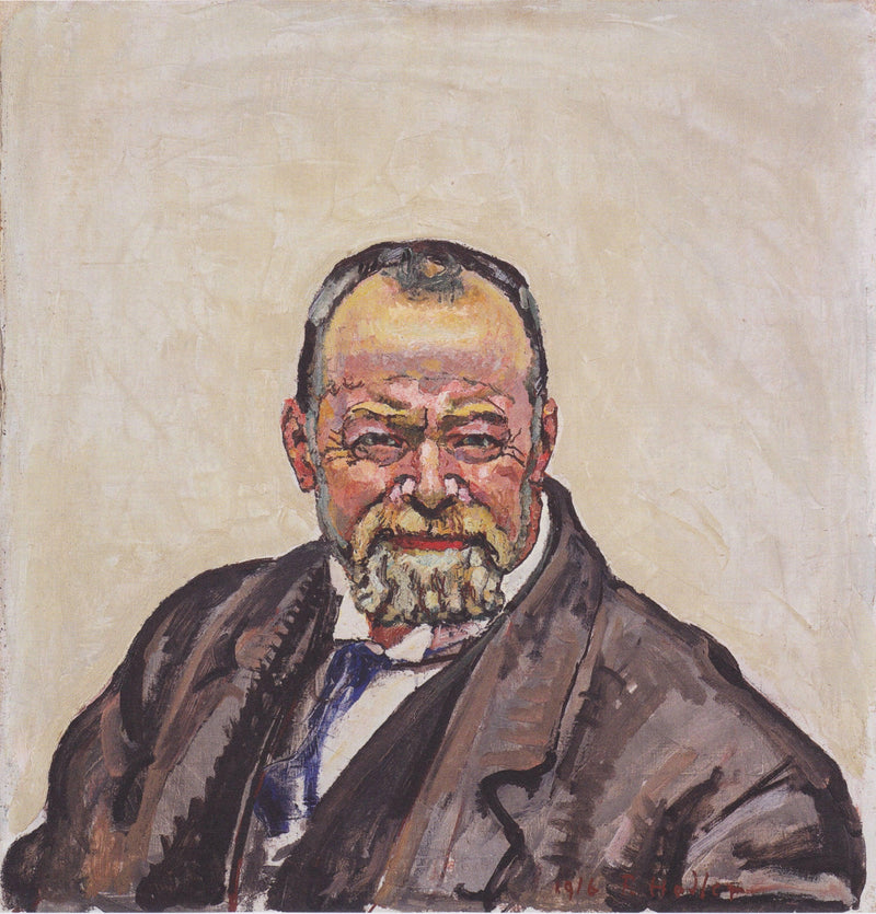 Self portrait by Ferdinand Hodler — Oil Painting Reproduction