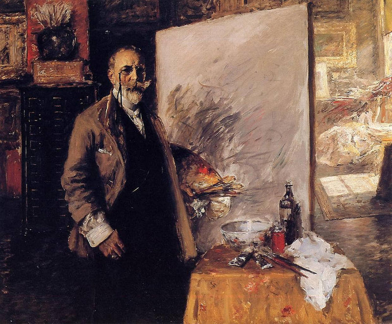 Self Portrait by William Merritt Chase — Oil Painting Reproduction