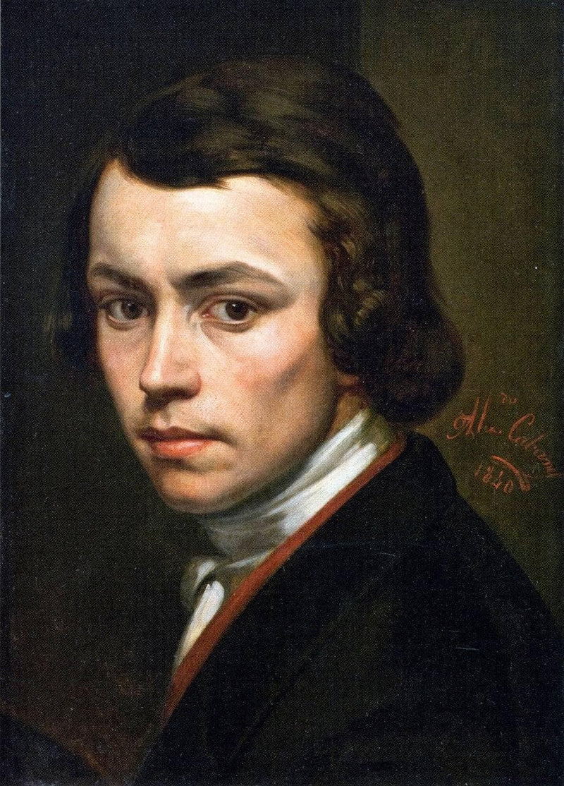 Self Portrait (aged 17) by Alexandre Cabanel — Oil Painting Reproduction