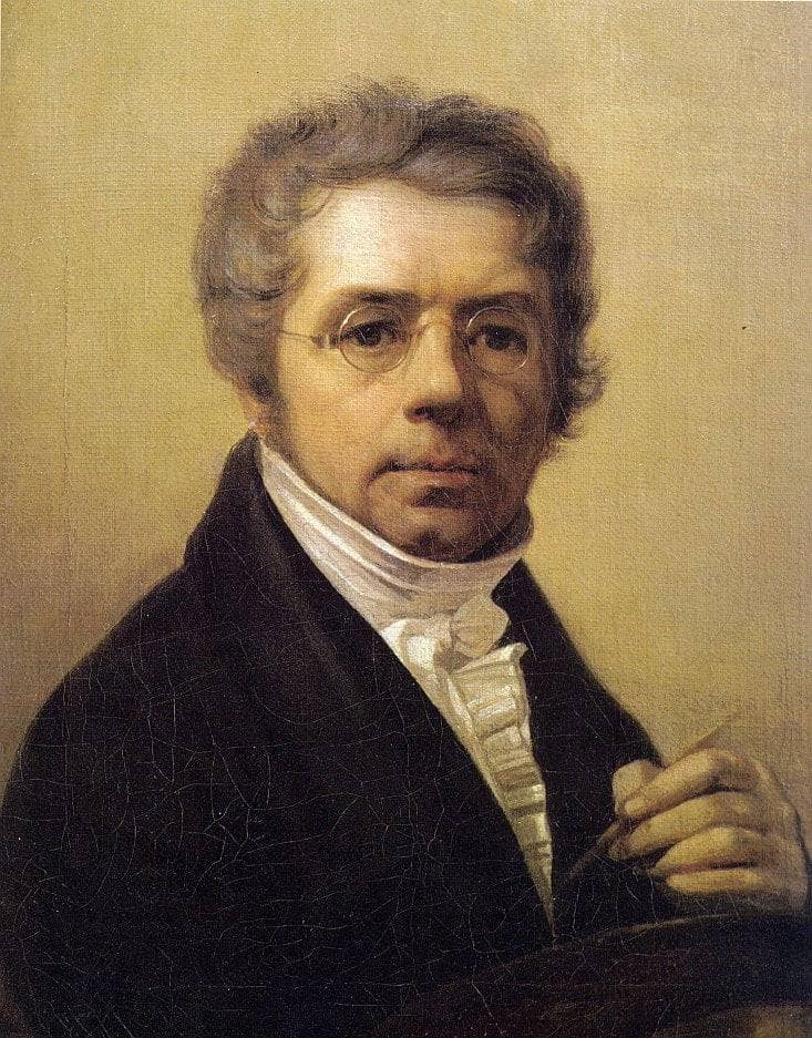Self-Portrait by Alexey Venetsianov — Oil Painting Reproduction