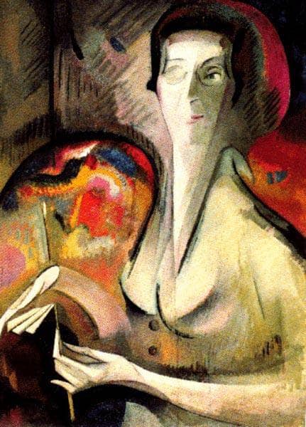 Self-portrait by Alice Bailly — Oil Painting Reproduction