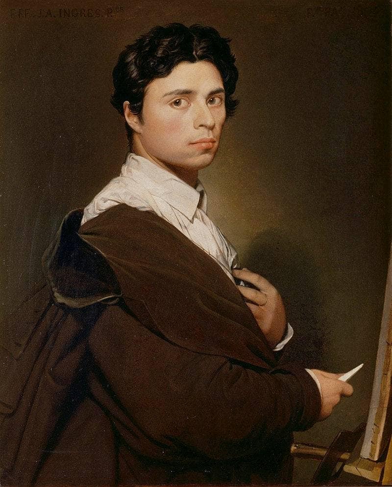Self-Portrait at the Age of 24 by Jean Auguste Dominique Ingres — Oil Painting Reproduction