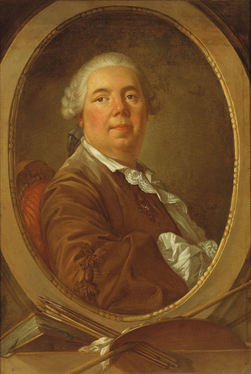 Self-portrait by Charles-Andre van Loo (Carle van Loo) — Oil Painting Reproduction