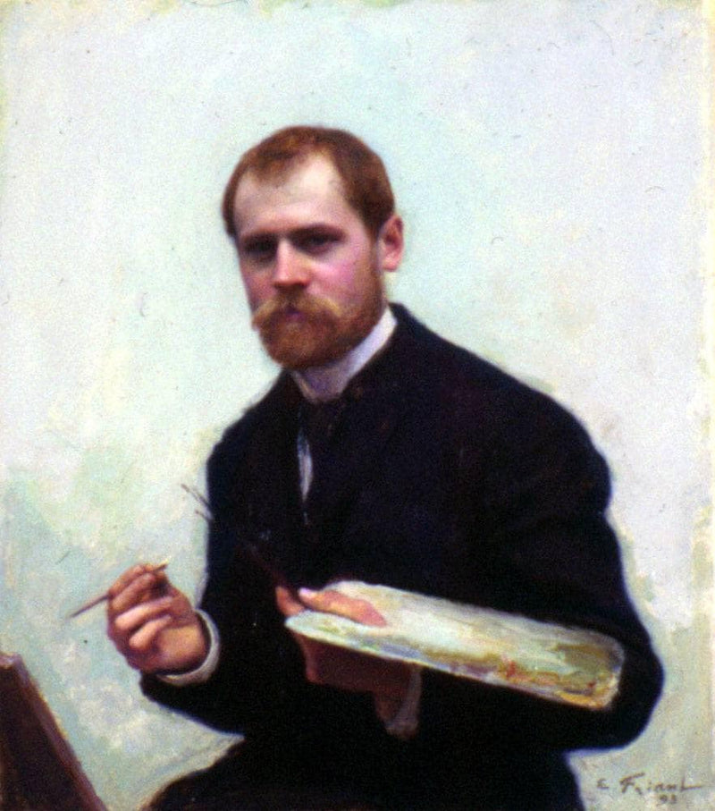 Self-Portrait by Émile Friant — Oil Painting Reproduction