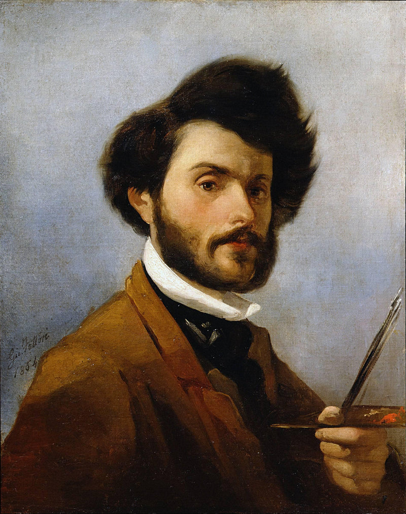 Self-portrait by Giovanni Fattori — Oil Painting Reproduction