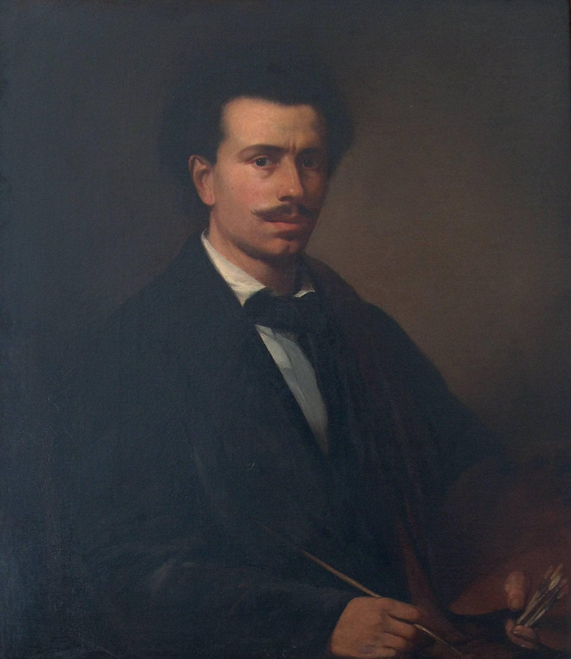 Self-portrait by José Rodrigues — Oil Painting Reproduction