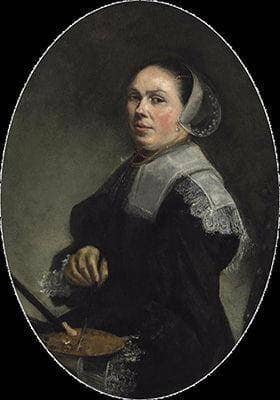 Self portrait by Judith Leyster — Oil Painting Reproduction
