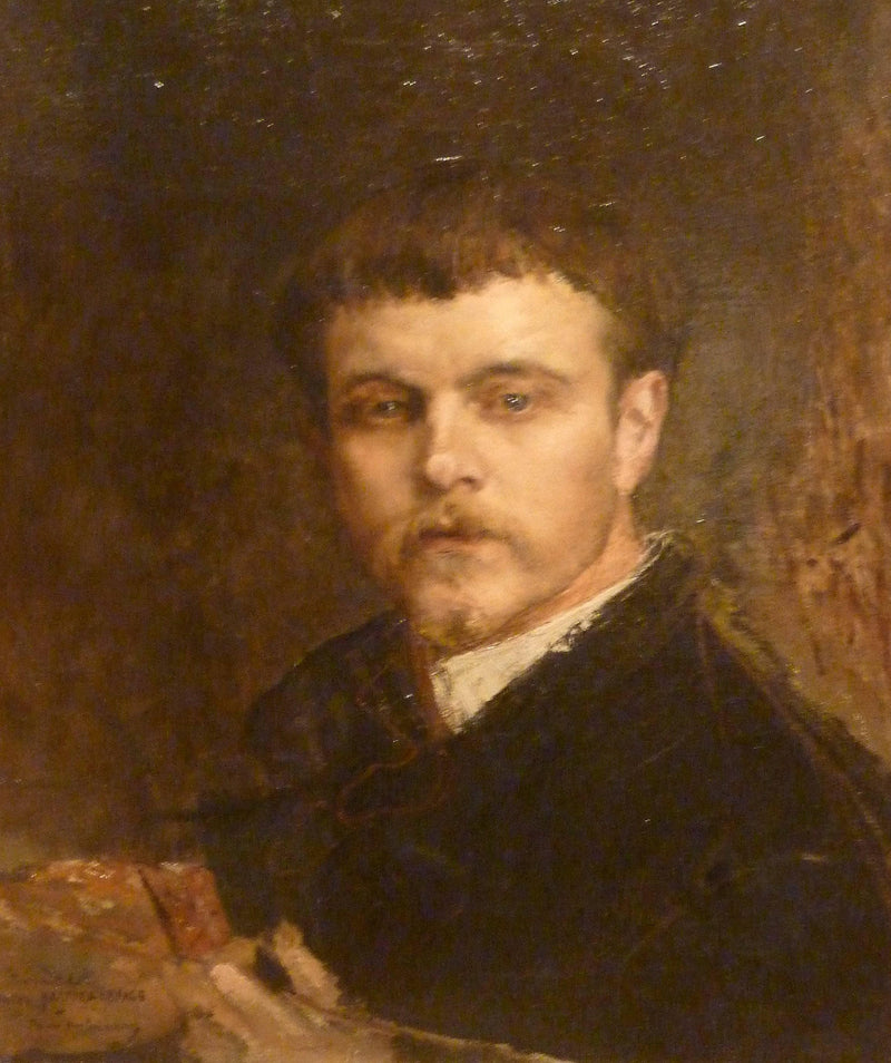 Self-portrait by Jules Bastien-Lepage — Oil Painting Reproduction