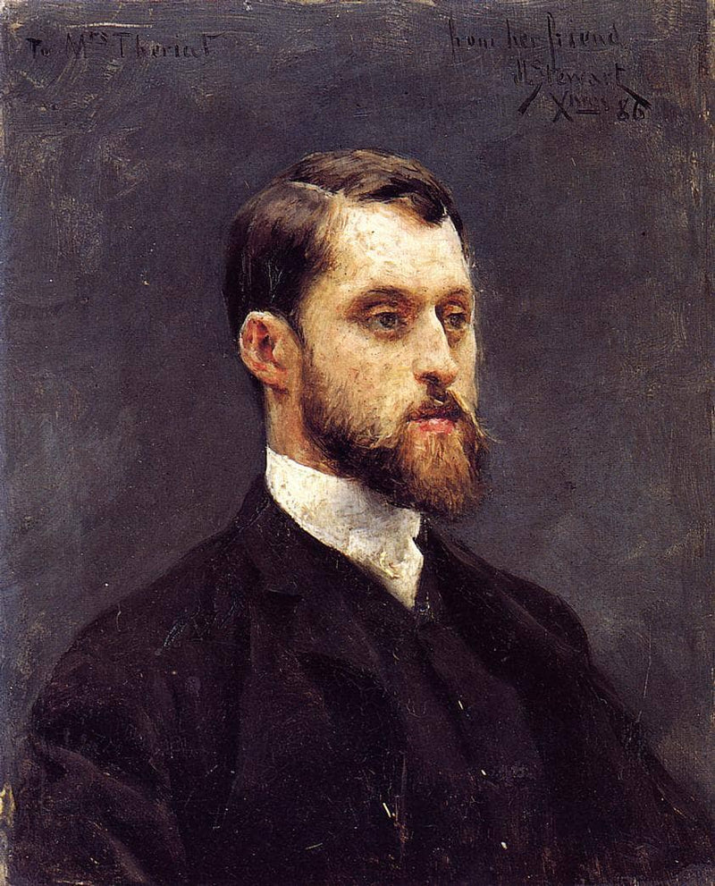 Self Portrait by Julius LeBlanc Stewart — Oil Painting Reproduction