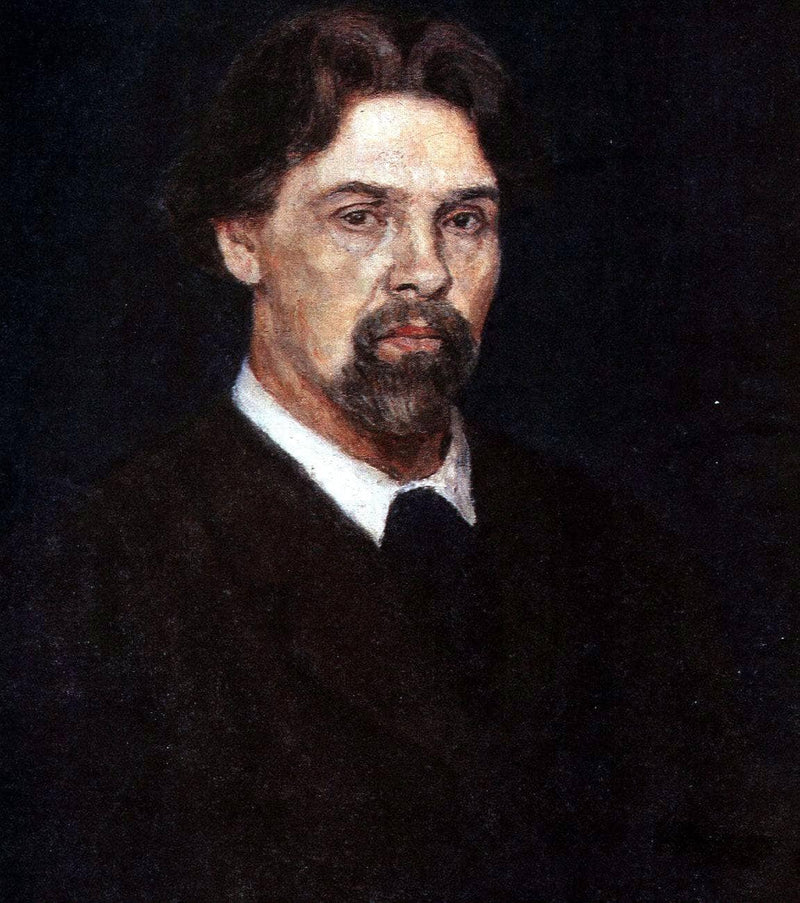 Self-Portrait (Man with hurt hand) by Vasily Surikov — Oil Painting Reproduction