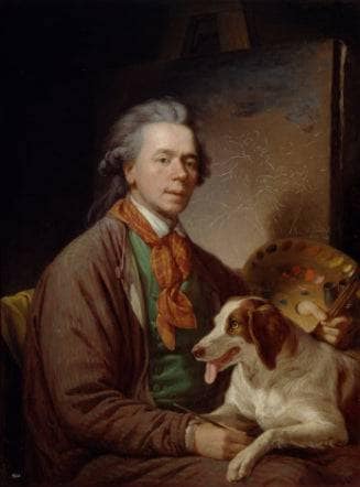 Self-Portrait by Martin Ferdinand Quadal, Oil Painting Reproduction