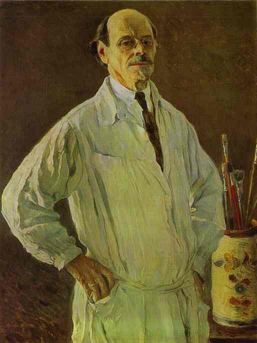 Self-Portrait by Mikhail Nesterov — Oil Painting Reproduction