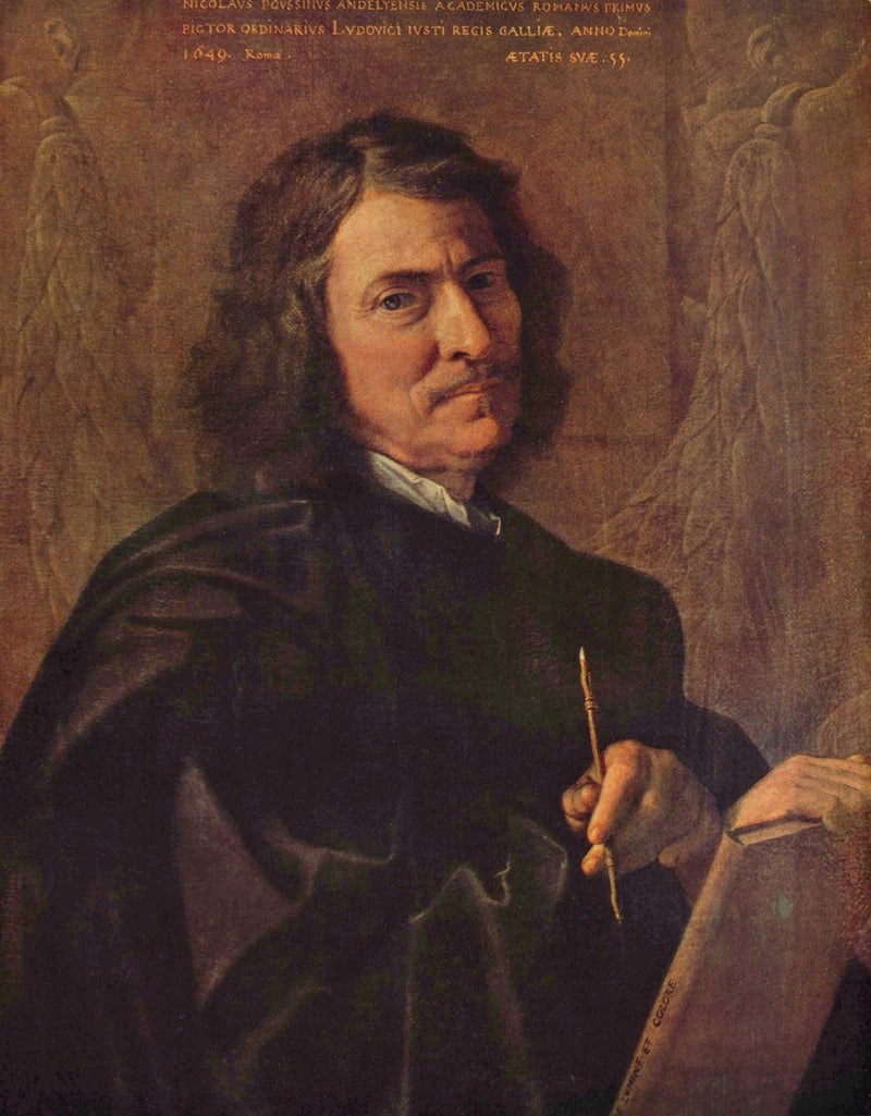 Self Portrait by Nicolas Poussin — Oil Painting Reproduction
