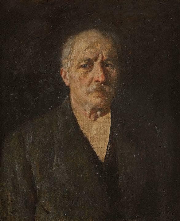 Self-portrait by Noè Bordignon — Oil Painting Reproduction