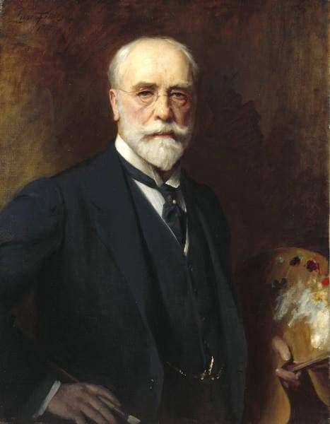 Self-portrait Sir Samuel Luke Fildes Ra (1843-1927) by Luke Fildes — Oil Painting Reproduction